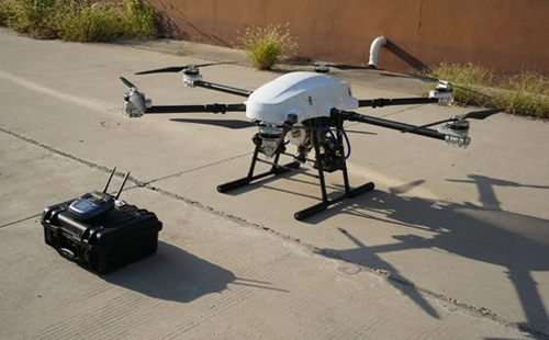 多旋翼無人機輻射監測系統